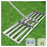 30x10in Lawn Leveling Rake Pro Grade