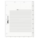 400ct Tabbies Medical Chart Dividers 8.5x11in
