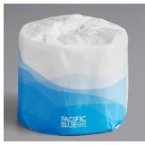 80ct Pacific Blue 2-Ply 550Sheet Tissue Roll 4x4in