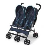 Delta Children LX Double Stroller 23.4x29.9x37in