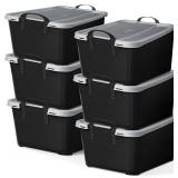 6pk Life Story Storage Bin 55qt