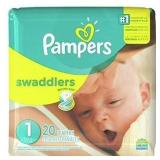 240ct Size 1 Pampers Swaddlers Diapers