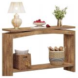 Farmhouse Console Table w/Storage 47.2x29.5in