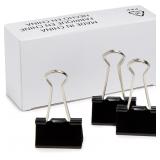 96ct Amazon Basics Binder Clips 1.25in