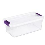 12pk Sterilite Latch Storage Box w/Lid 6qt