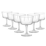 6pc Novecento Champagne Saucers 220ml