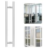 2ct Ladder Style Push/Pull Door Handle SS 31.5in
