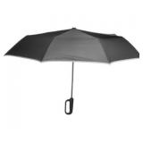 46in Branded Auto Open Umbrella w/Carabiner Handle