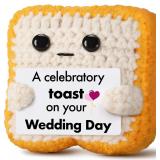 Wedding Gift: Crochet Toast Keepsake