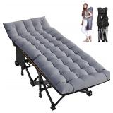 Slsy Folding Camping Cot, Heavy Duty Cot