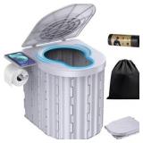 Portable Camp Toilet, 14x12x15, 450-500 lbs