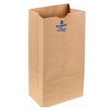 400ct Kraft Paper Bags 6-1/8x4-1/8x12-1/16in