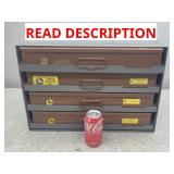 4 Drawer Lawson Pullout Cabinet 13x13.5x19.5in