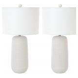 2pk Sea Winds Lux Ceramic Table Lamp 30in