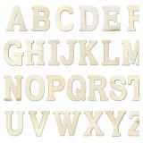 94pc Wooden Alphabet Tiles 3x4in