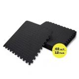 12ct Centr Gym Flooring Mats 23.6x23.6in