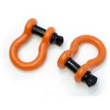 LFPartS D-Ring Shackles 3/4' 2 pcs (Orange)