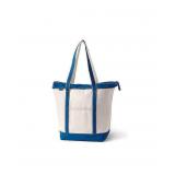 Large Lands' End Canvas Tote Bag 17x10x4.5in