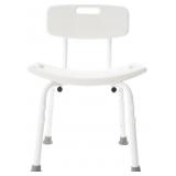VMS Shower Chair with Back Anti Slip
