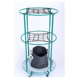 22in Bloom Carousel: Rotating Trellis for Plants