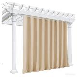 (ONE PANEL) NICETOWN Outdoor Curtain 84x140in