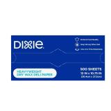 500ct Dixie Dry Wax Deli Paper 12x10.75in