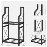 Houcaijia Firewood Storage Rack 34x13.4x12in