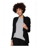 Size S LA Cera Cascade Cardigan (Black)