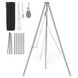 44in Campfire Tripod for Cooking, Stand
