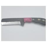 8.5in Knife with Full Tang & Leather Sheath