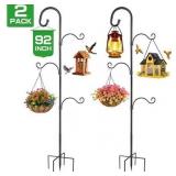 2pk Shepherds Hooks for Outdoor 92in