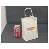 100ct Paper Shopping Bag 5.25x3.5x8.75in