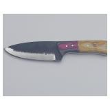 8in Knife with Full Tang & Leather Sheath