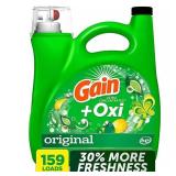 170ct Gain + Oxi Liquid Detergent, Original