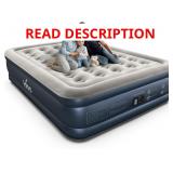 iDOO Queen Air Mattress w Built-in Pump 650lbs