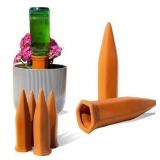 6pk Terracotta Natural Self Watering Spikes 7in
