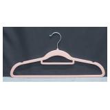 50ct Velvet Stackable Hangers 17.75x9in