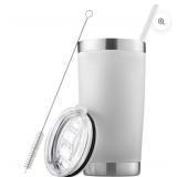 5pk Sublimation Cup w/Metal Straw