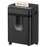 12-Sheet Bonsaii Micro-Cut Shredder 5.5gal
