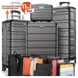11pc Hardside Luggage Set with 360  Wheels
