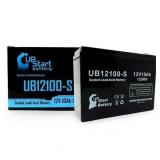 UB12100-S Battery for Schwinn S500, 12V, 10Ah