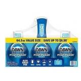 3pk Dawn Powerwash Fresh Dish Spray 21.5oz Ea