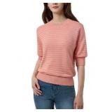 Women's Short Sleeve Sweater Large Frye
