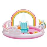 Rainbow Unicorn Pool Center Game 80x74x45in