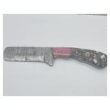 8.5in Knife with Full Tang & Leather Sheath