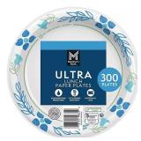 300ct Members Mark Ultra Lunch Plates 8.5in