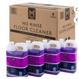 4pk Member's Mark No Rinse Floor Cleaner 1gal Each