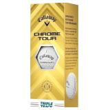 12pk Callaway Chrome Tour White Golf Balls