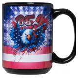 3pk Bald Eagle Mug 15oz, 250th Anniversary