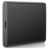 4TB External HDD Plug & Play, Portable Black